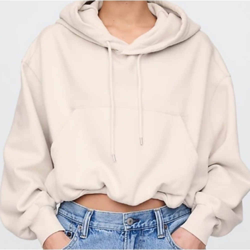 Gap Bubble Crop Sweatshirt